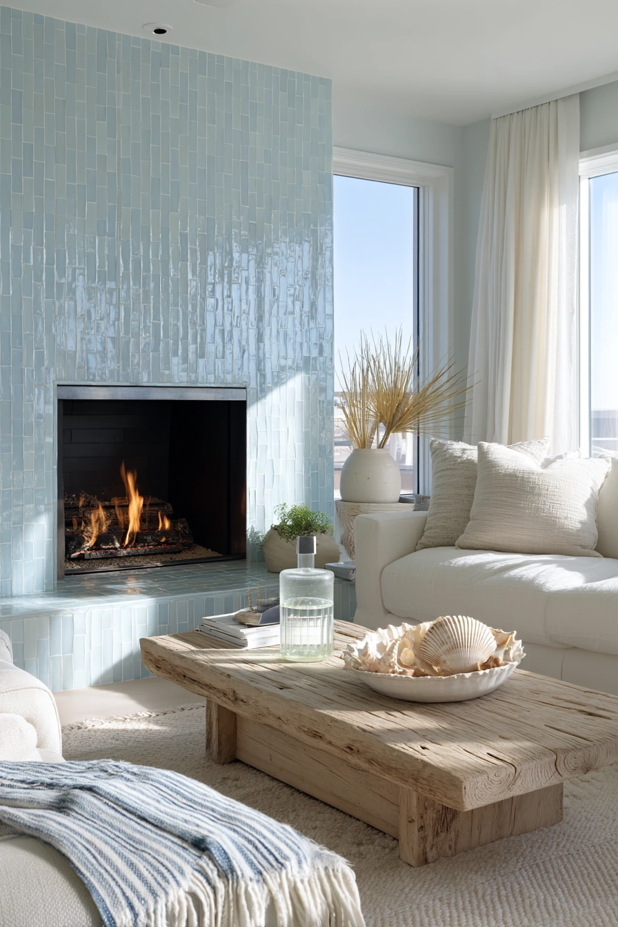 fireplace tile surround ideas 20