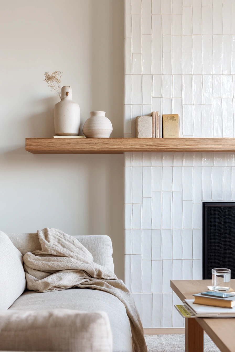 fireplace tile surround ideas 26