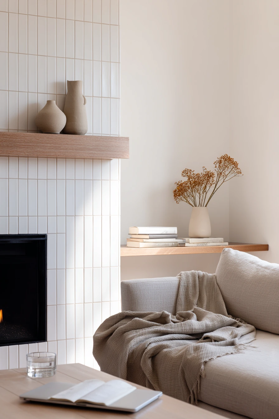 fireplace tile surround ideas 28