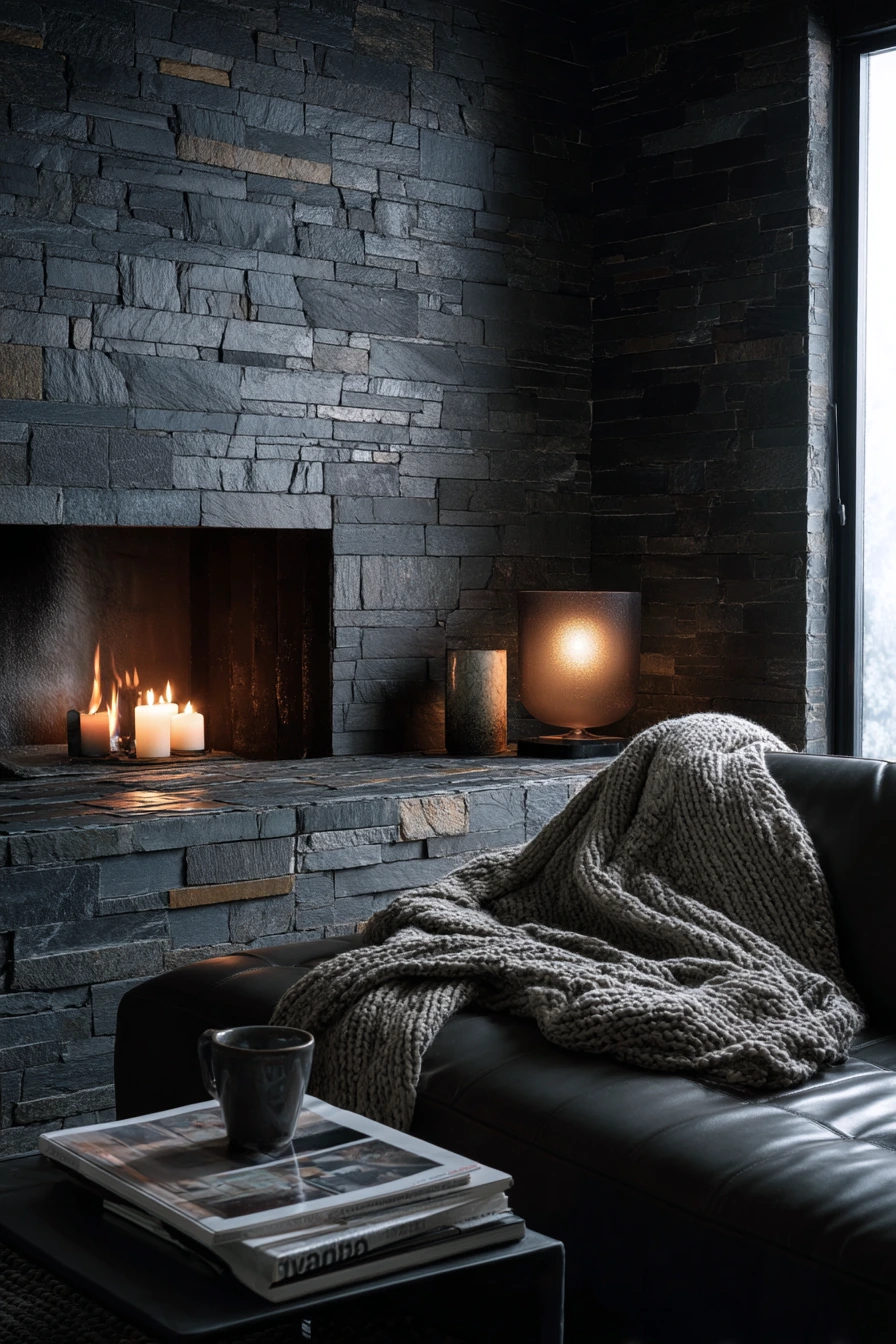 fireplace tile surround ideas 29