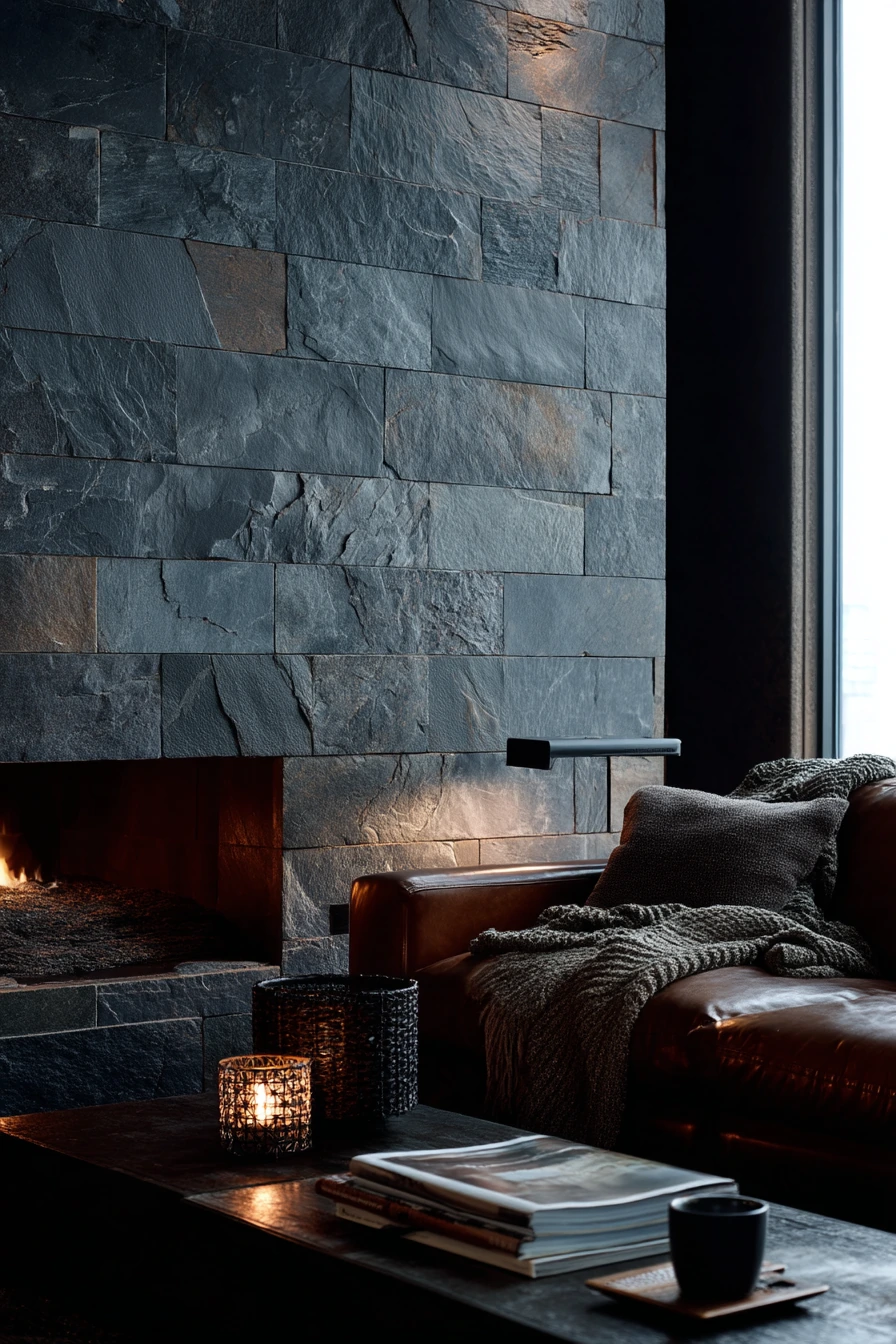 fireplace tile surround ideas 30