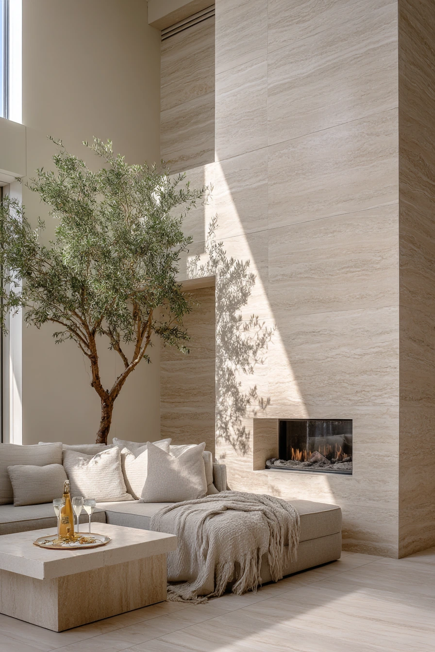 fireplace tile surround ideas 40