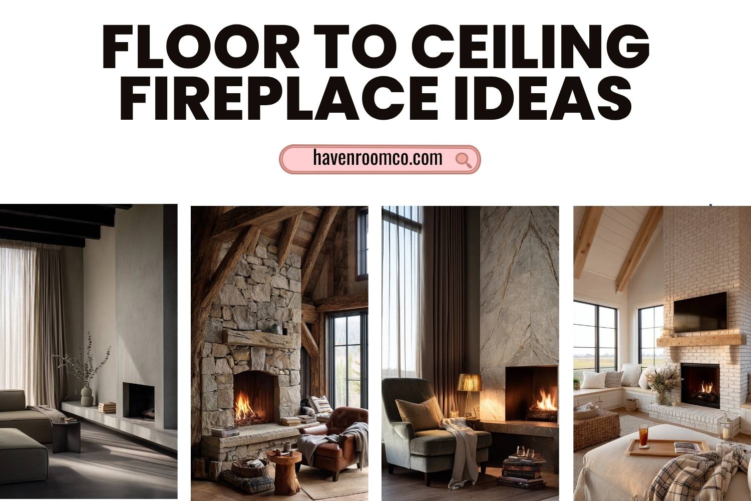 floor to ceiling fireplace ideas