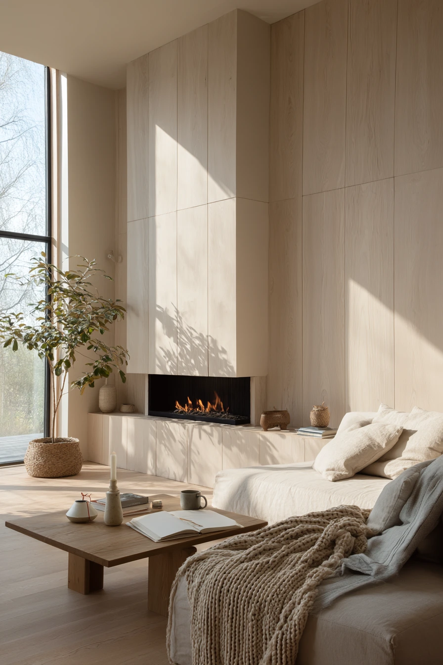floor to ceiling fireplace ideas 22