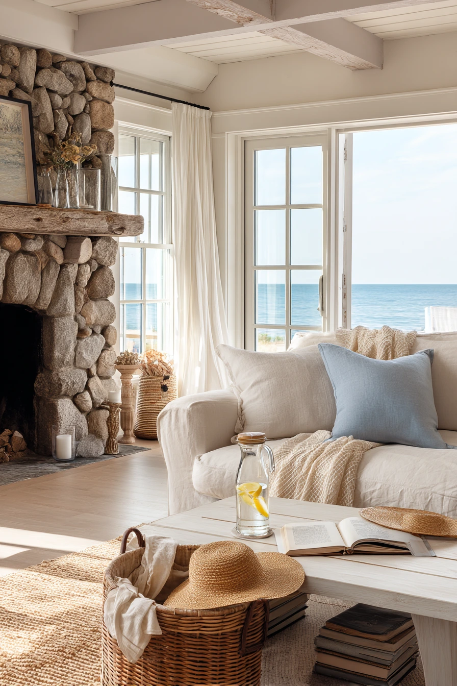 floor to ceiling fireplace ideas 30