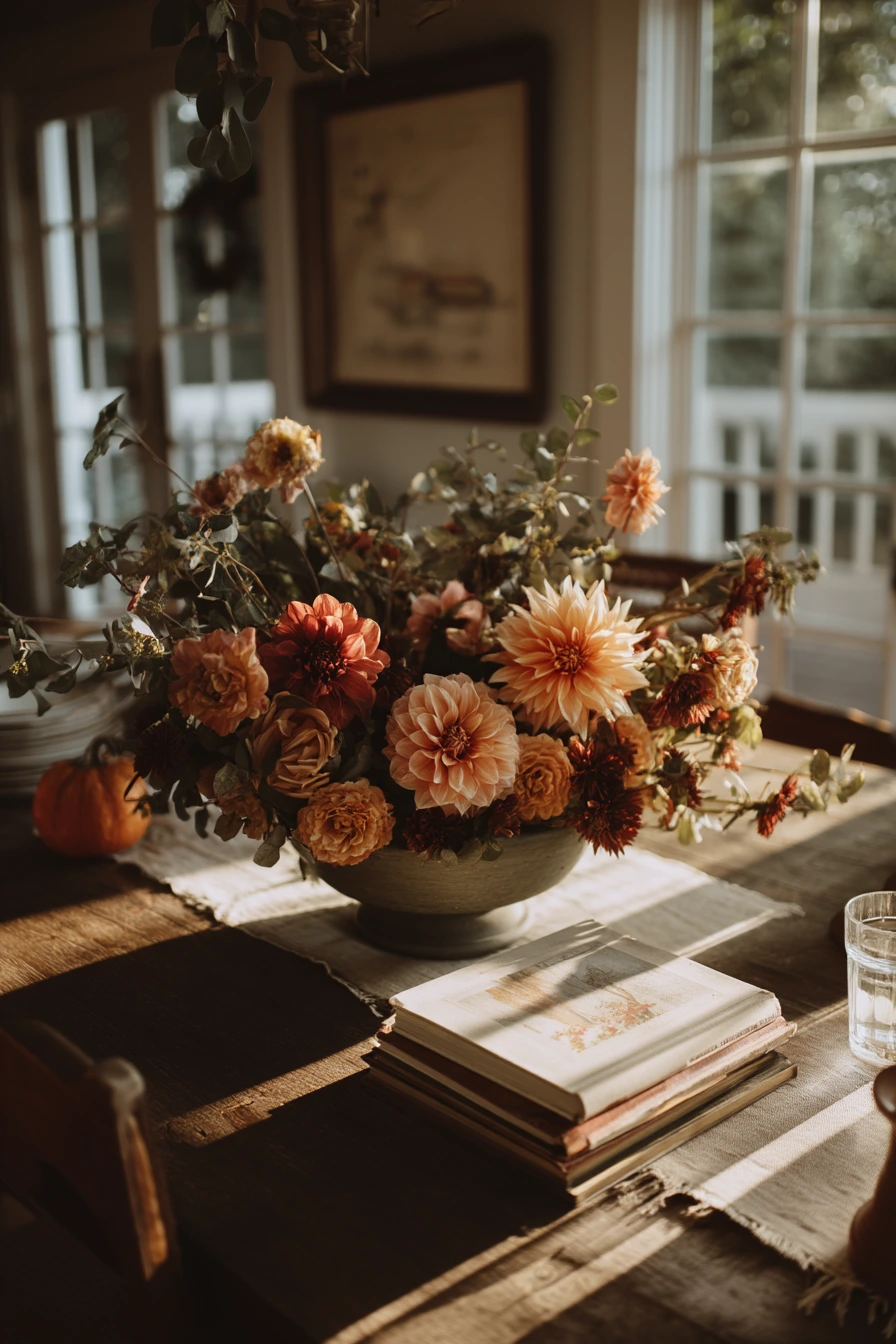 floral thanksgiving centerpiece 1