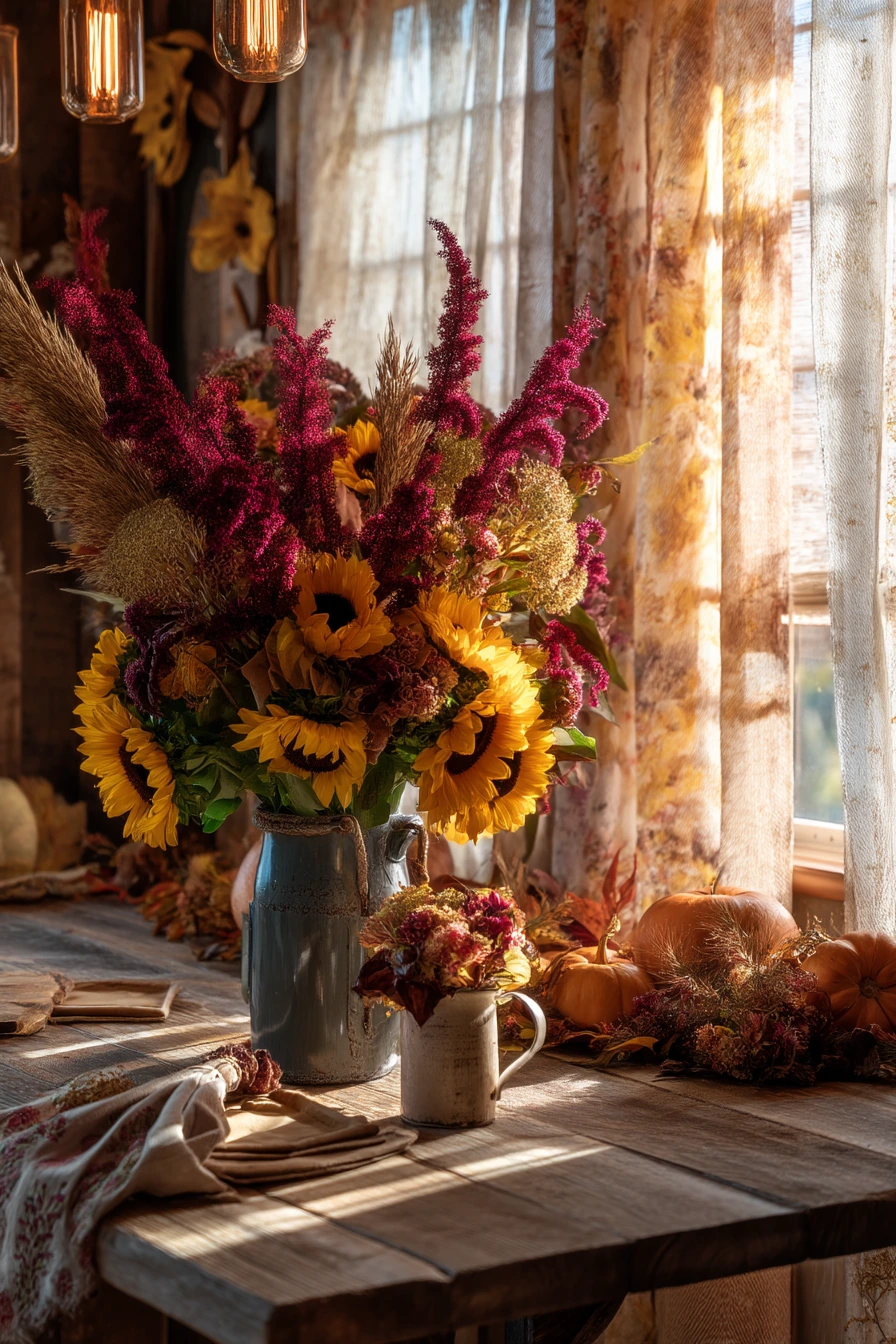 floral thanksgiving centerpiece 10