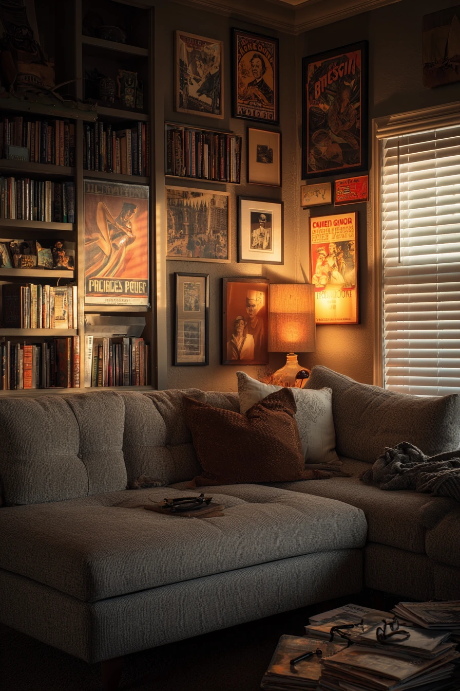 gallery wall ideas for living room 23