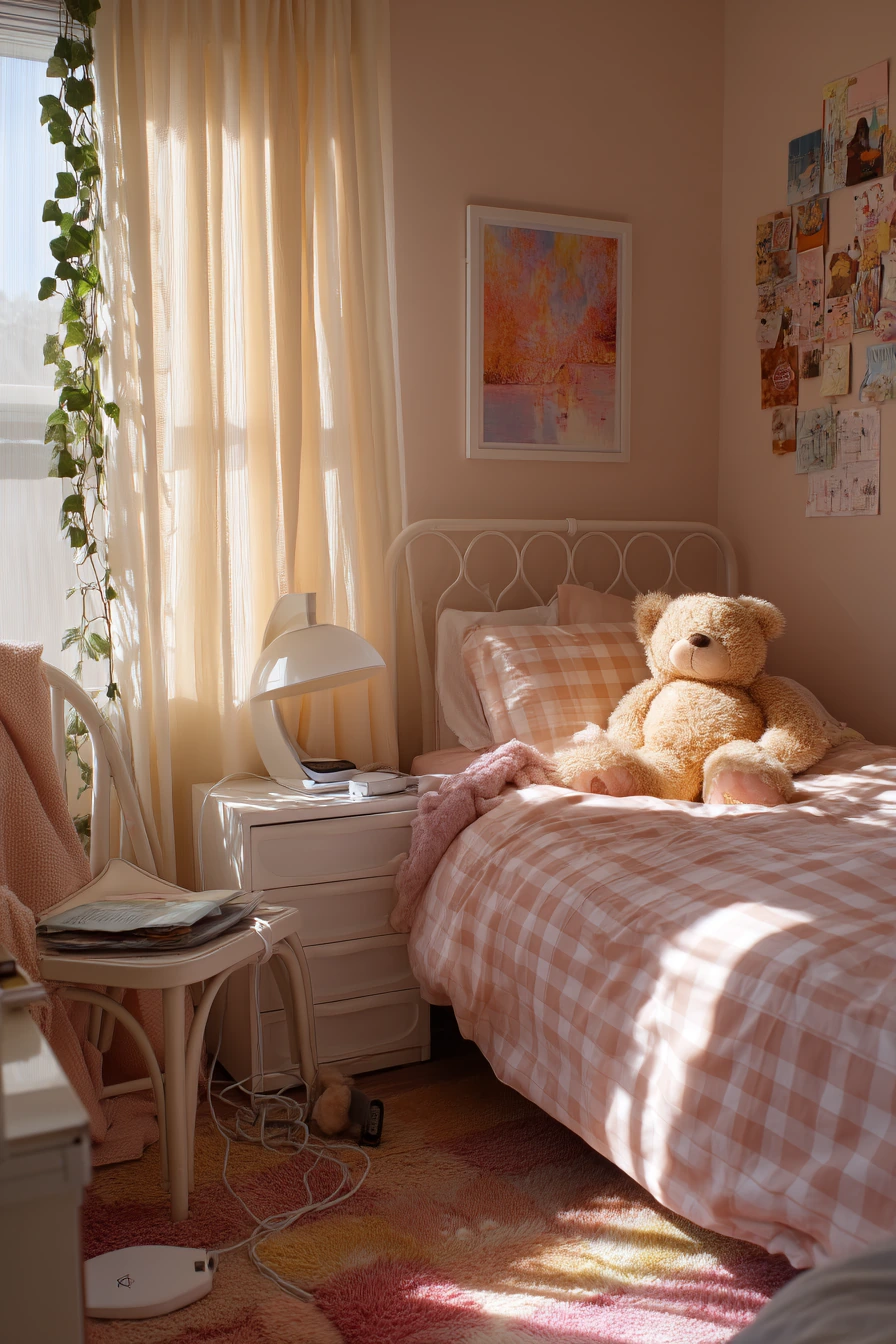 gingham bedroom 10