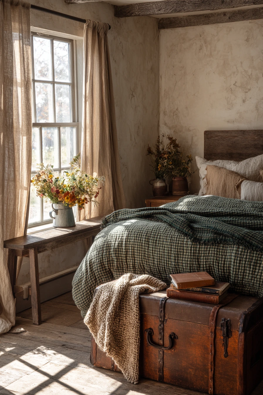 gingham bedroom 15