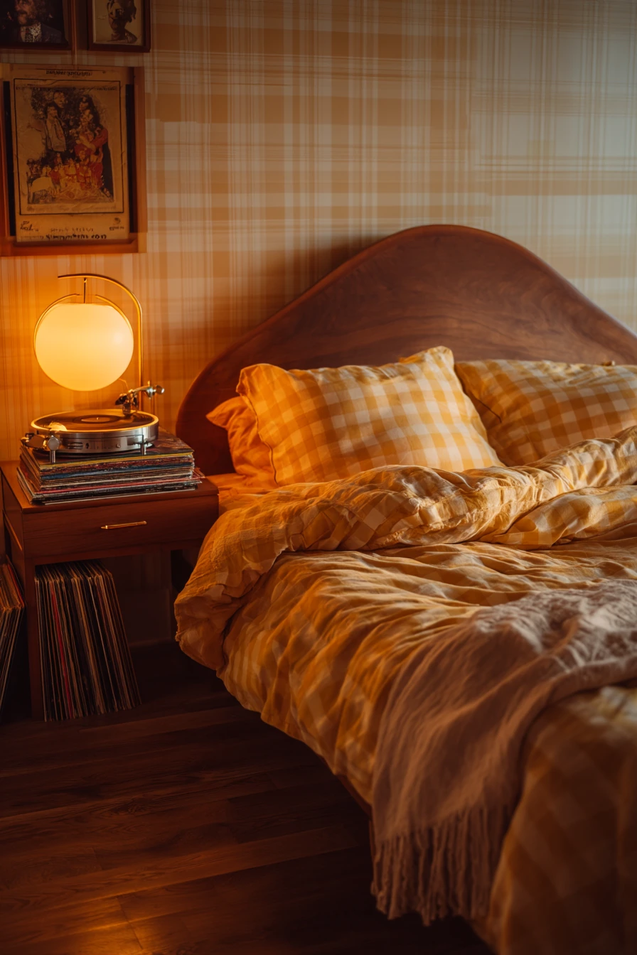 gingham bedroom 22