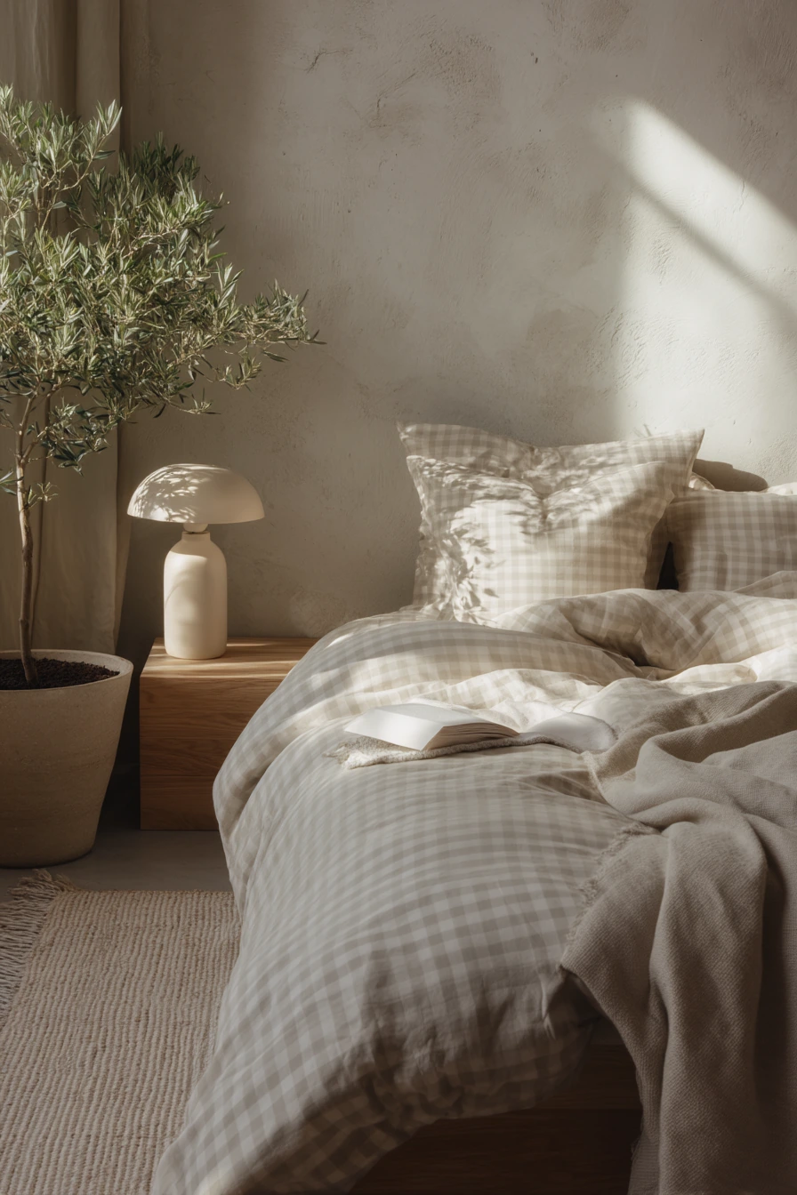 gingham bedroom 26