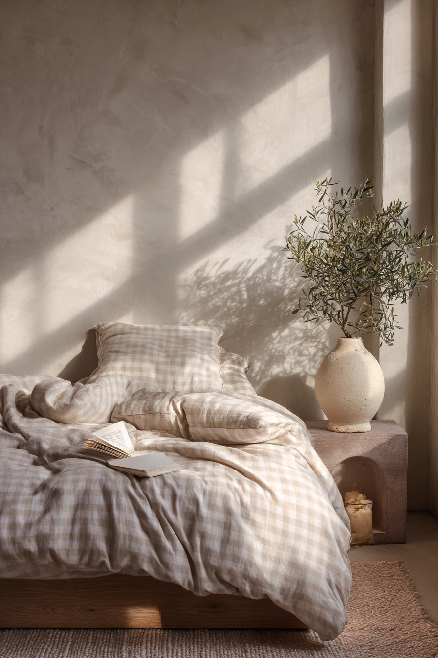 gingham bedroom 27