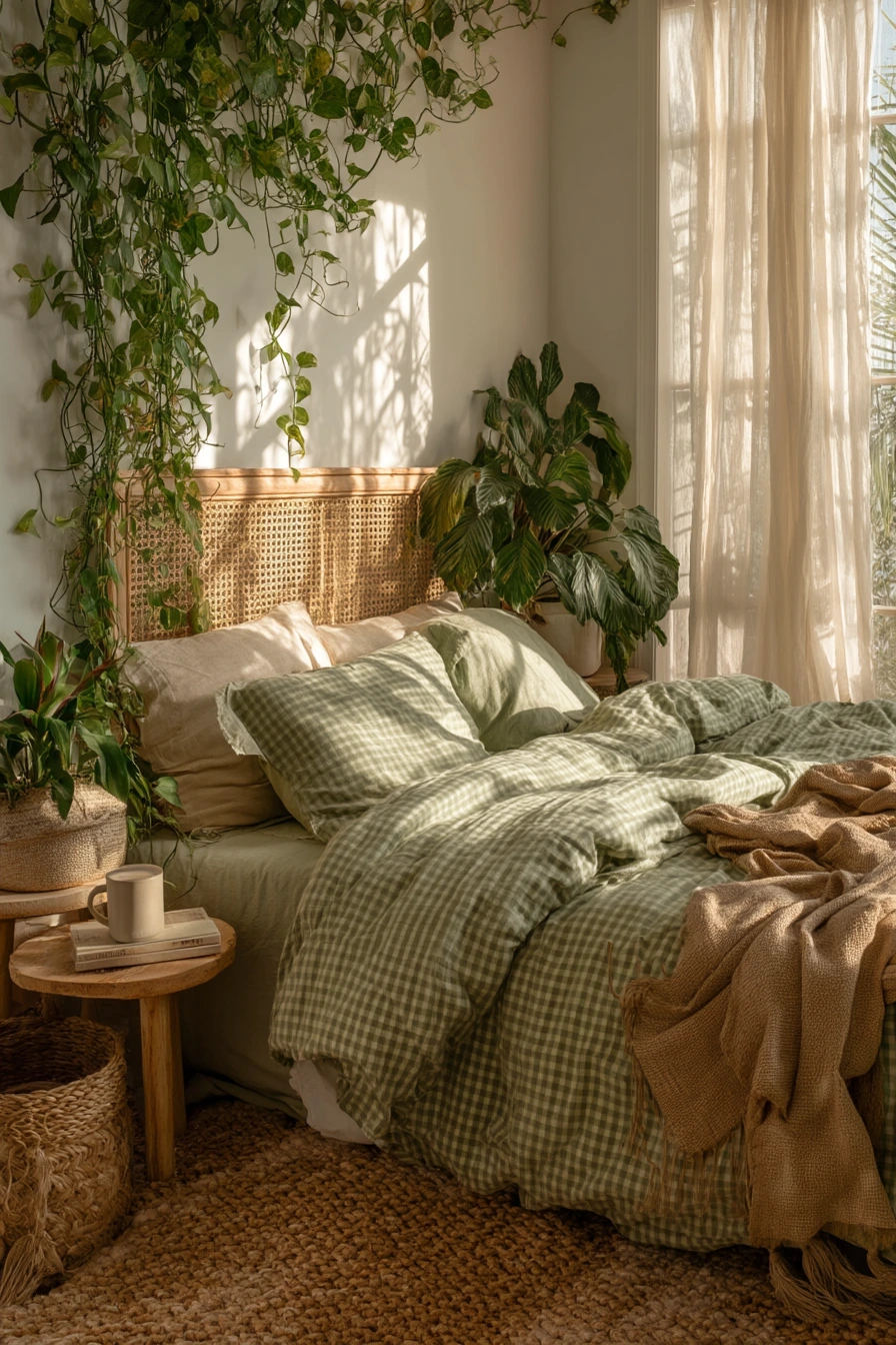 gingham bedroom 34