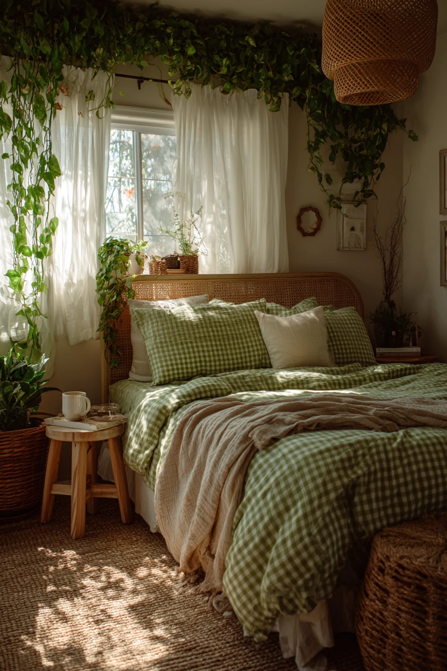 gingham bedroom 35