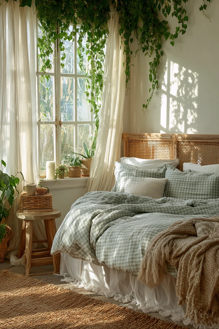 gingham bedroom 36