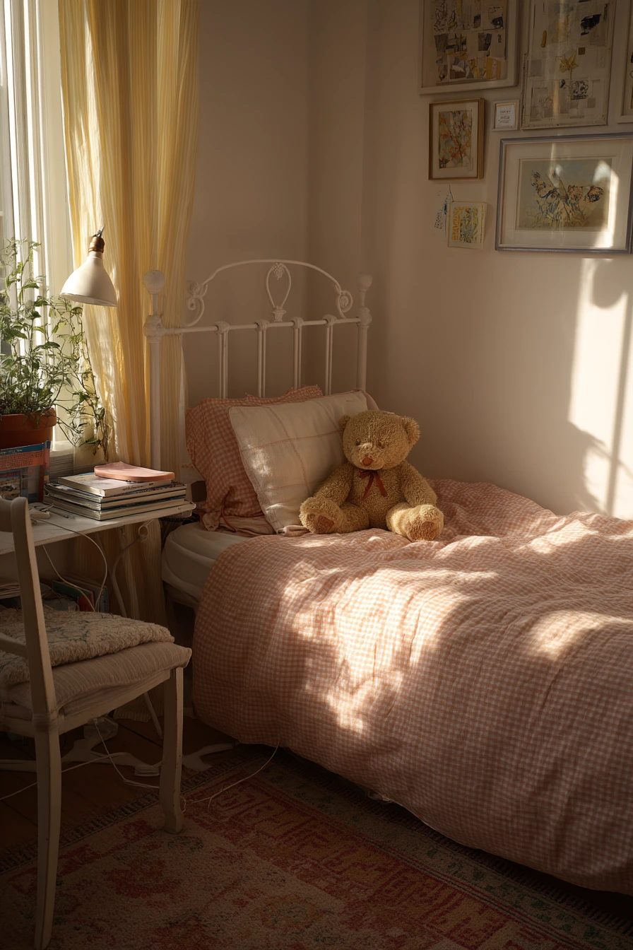gingham bedroom 9