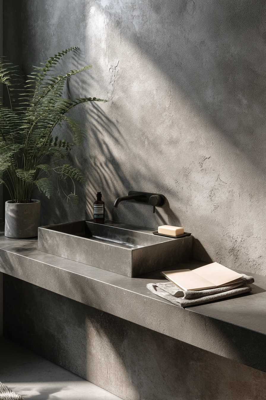 gray bathroom ideas 17