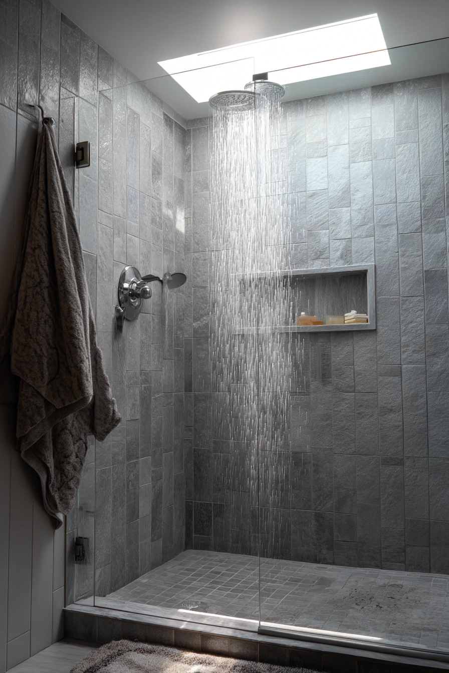 gray bathroom ideas 25