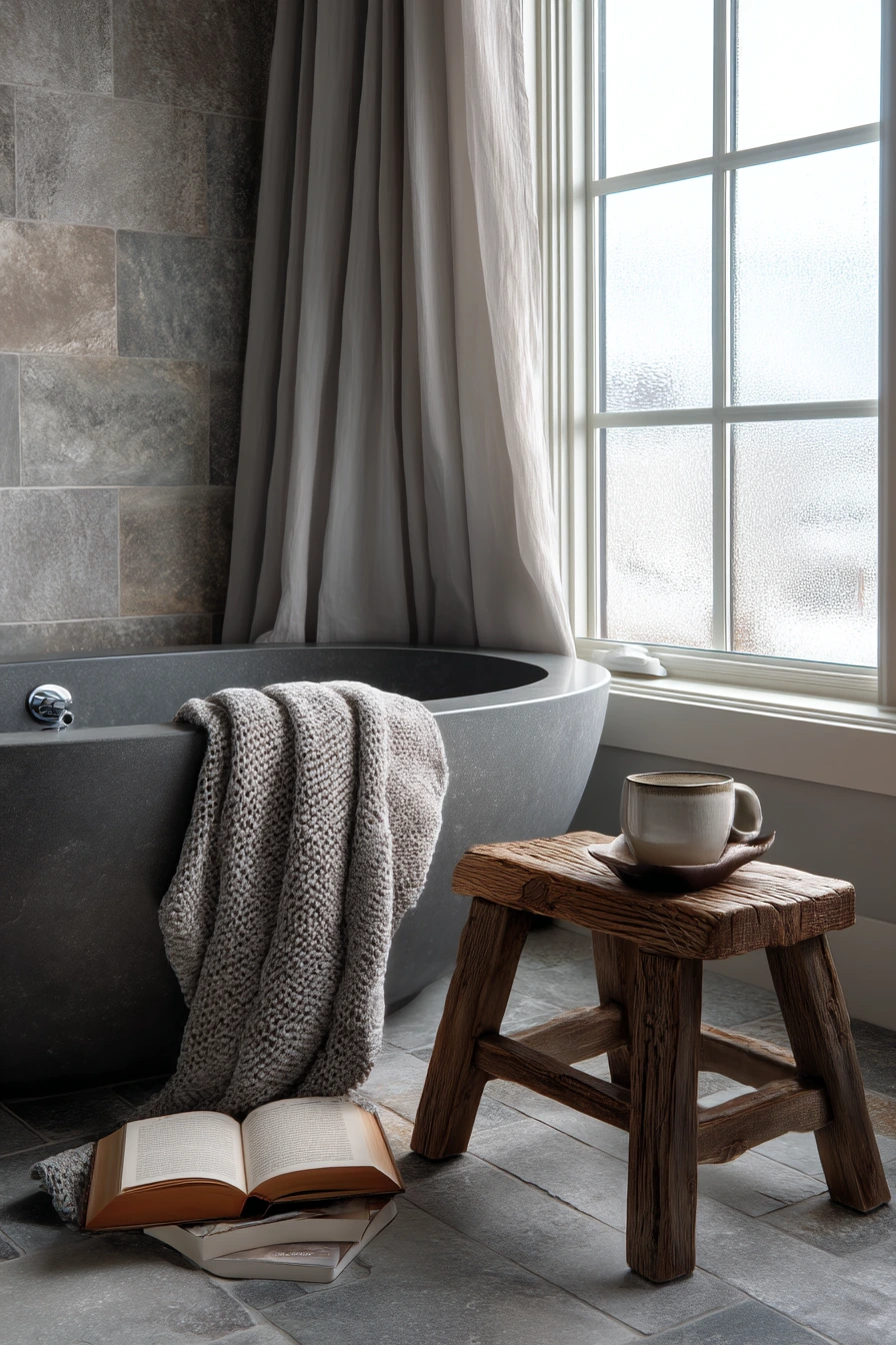 gray bathroom ideas 38