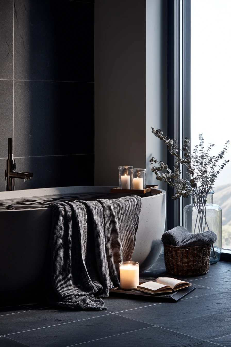 gray bathroom ideas 9