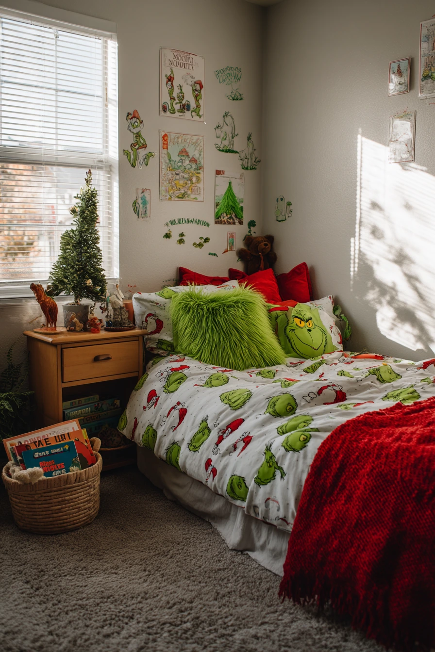 grinch bedroom decor ideas 1