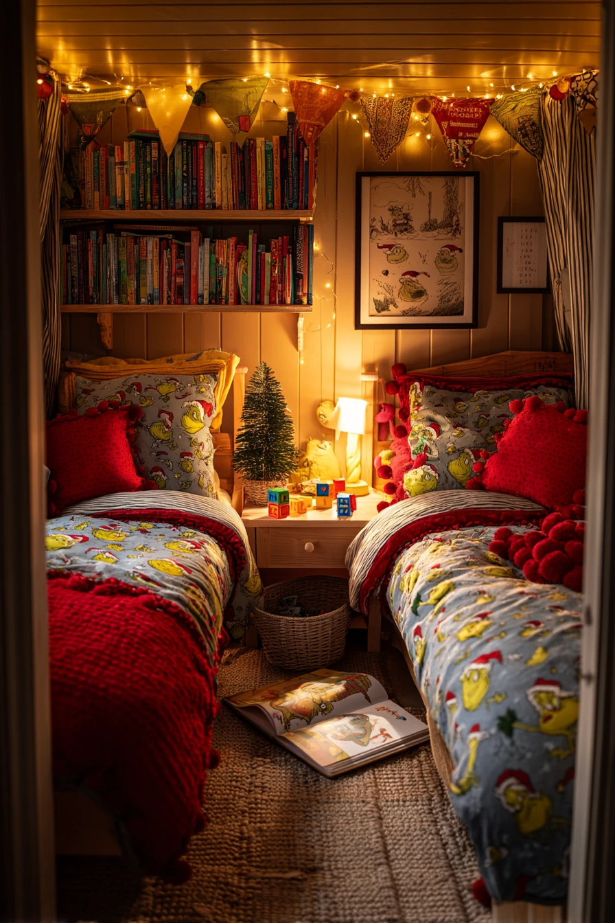 grinch bedroom decor ideas 22