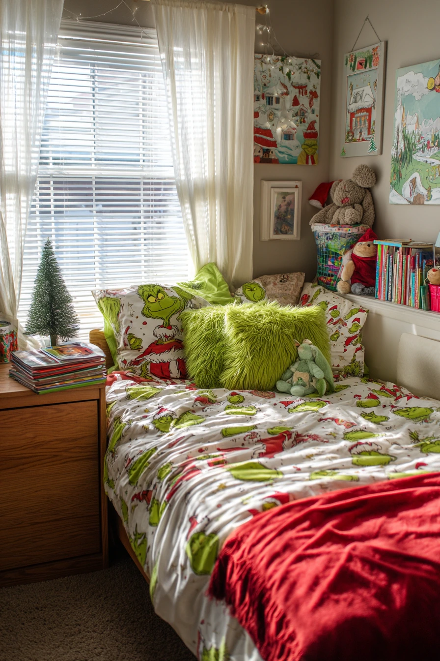 grinch bedroom decor ideas 3