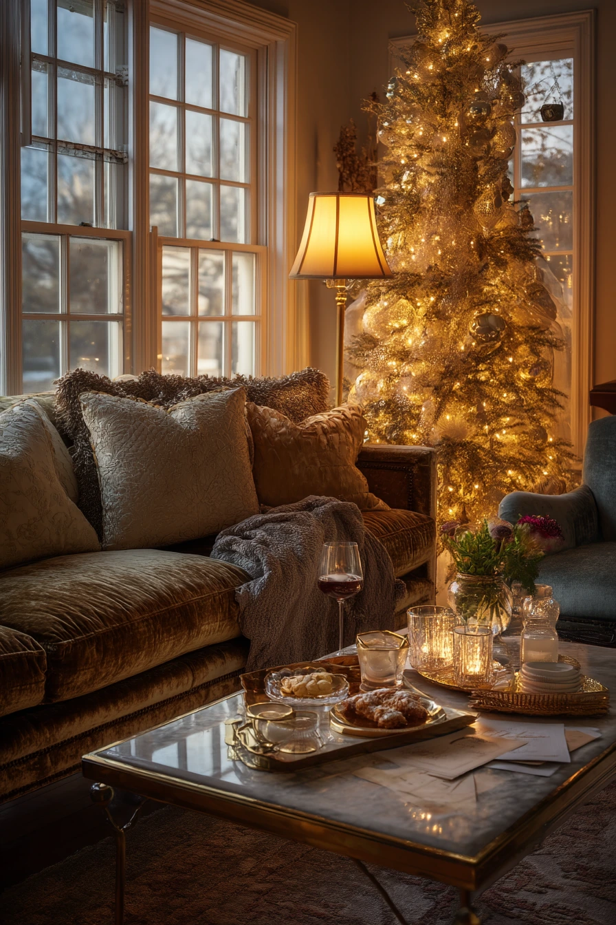 holiday decor ideas for living room 22