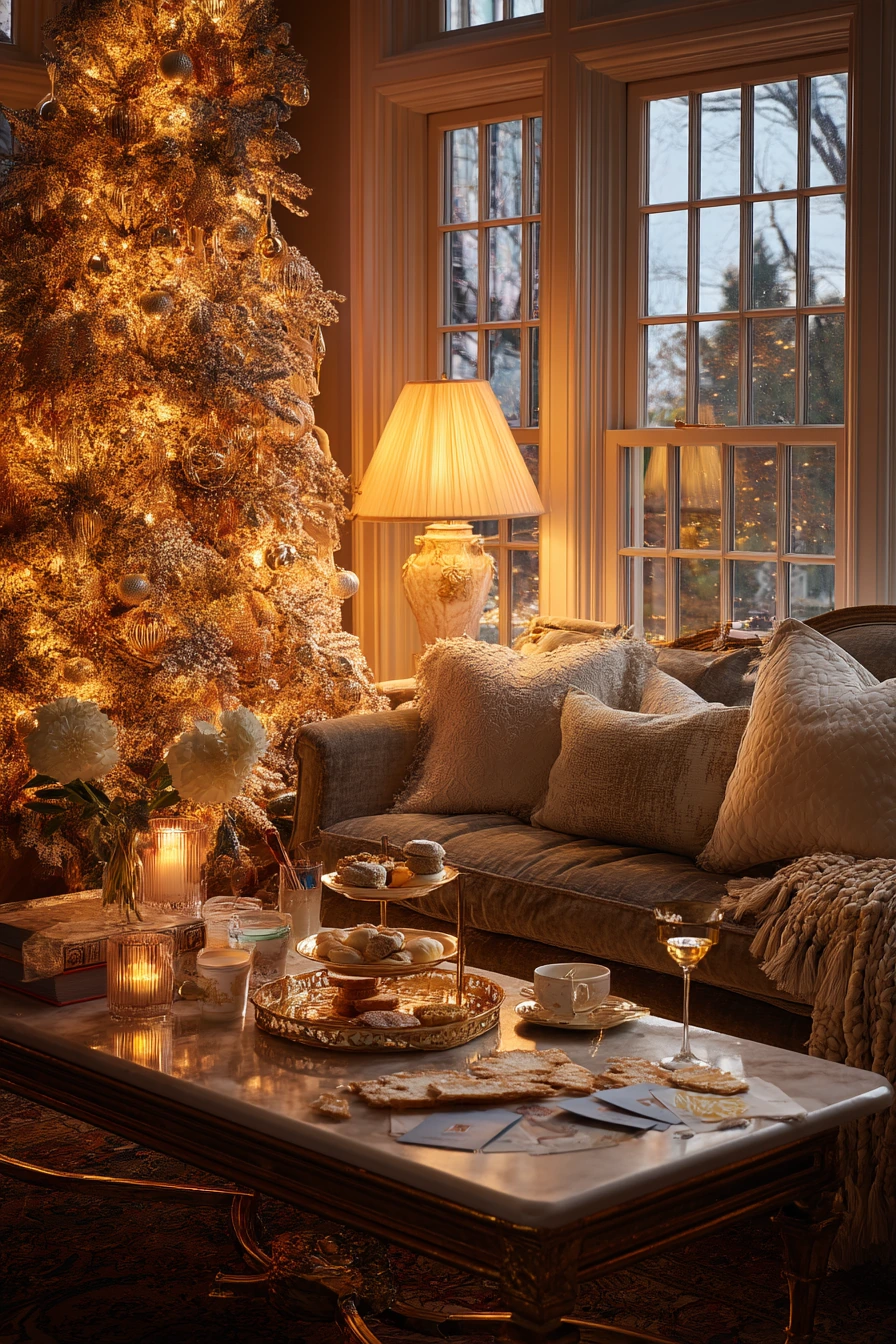 holiday decor ideas for living room 23