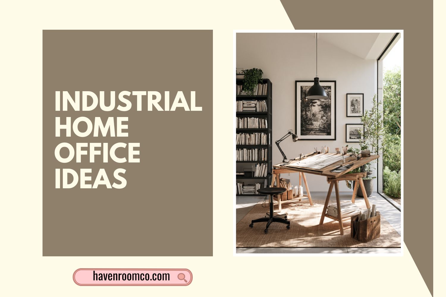 industrial home office ideas