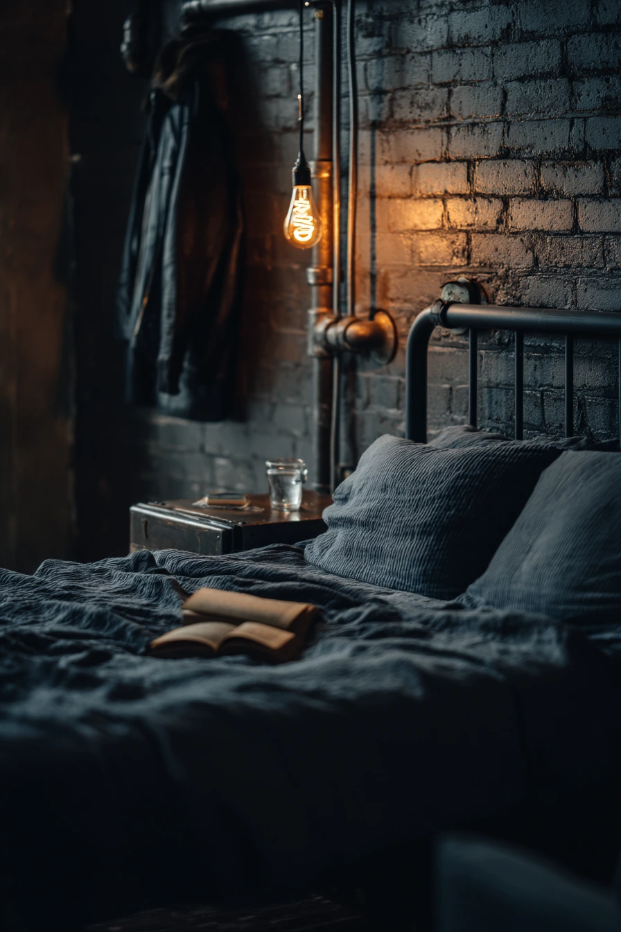 industrial bedroom ideas 15