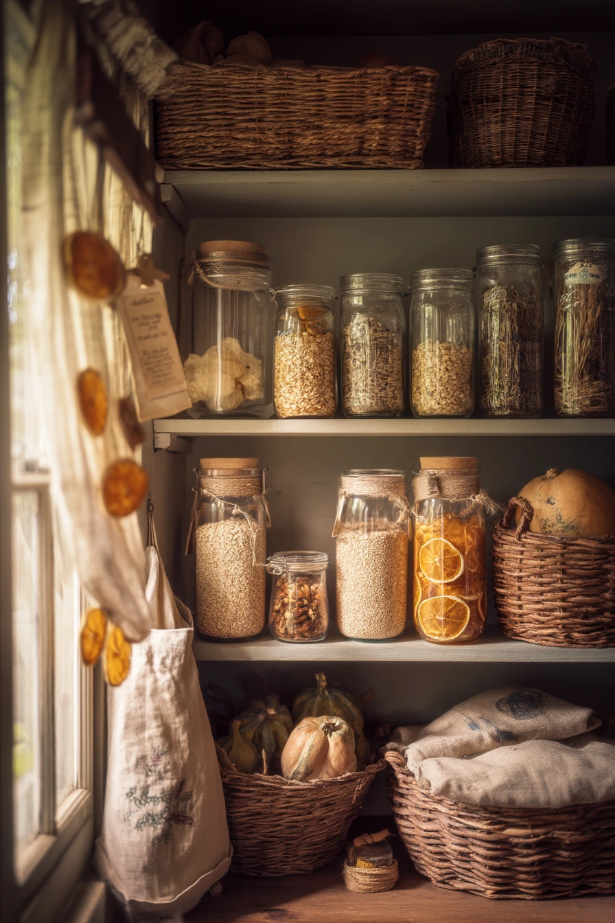kitchen fall decor ideas 30