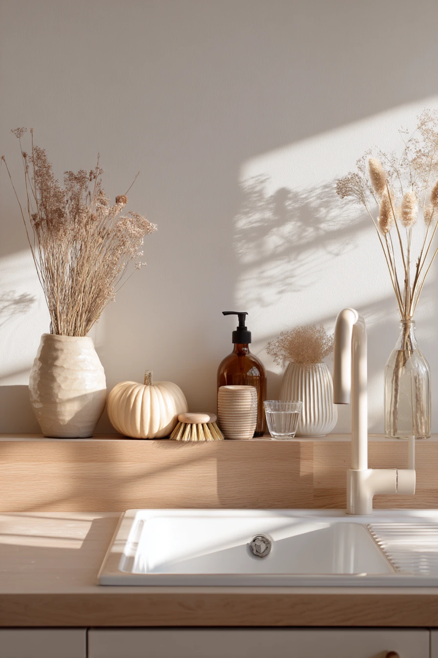 kitchen fall decor ideas 33