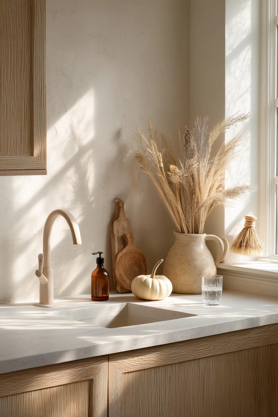kitchen fall decor ideas 34