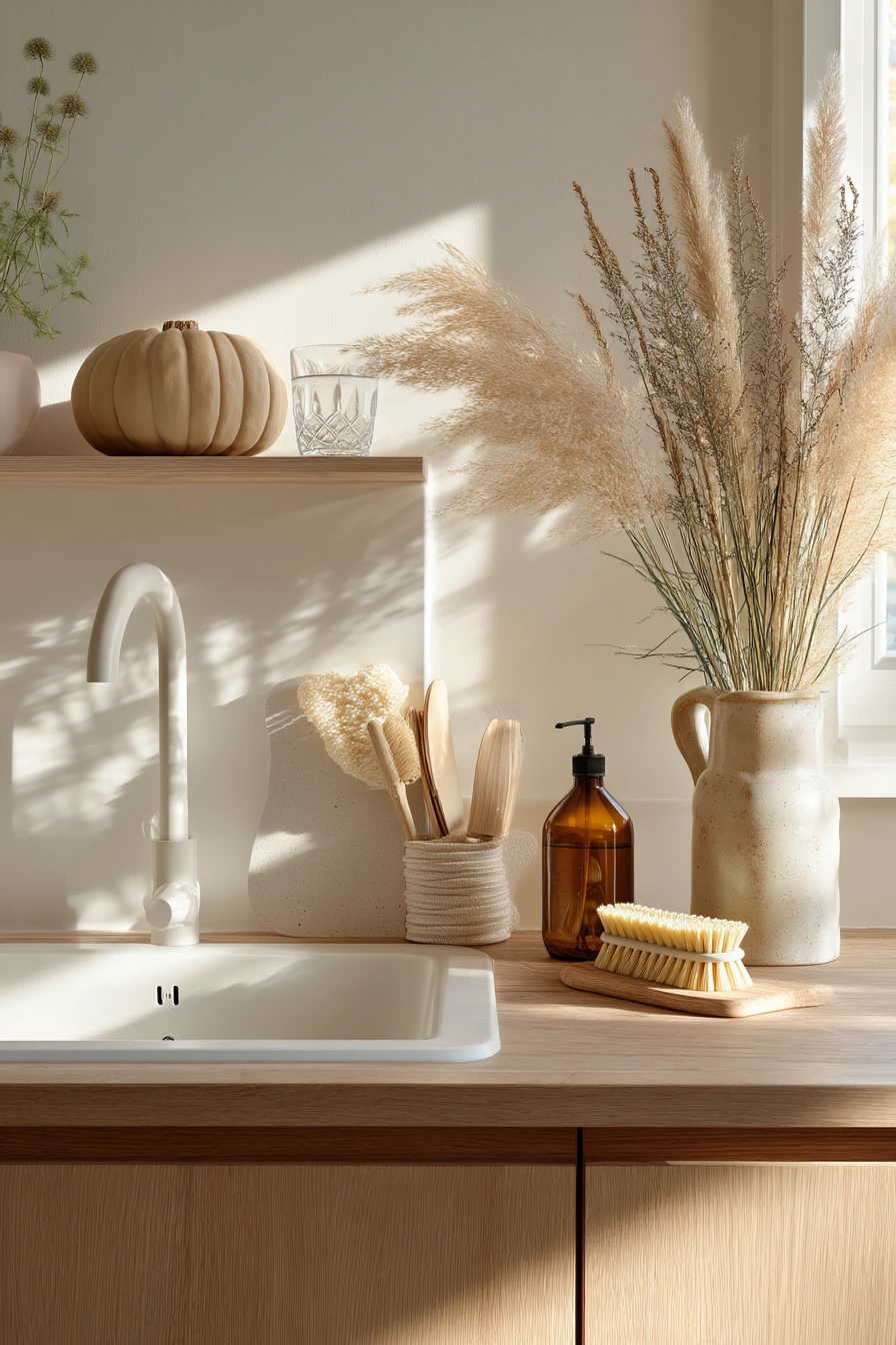 kitchen fall decor ideas 35