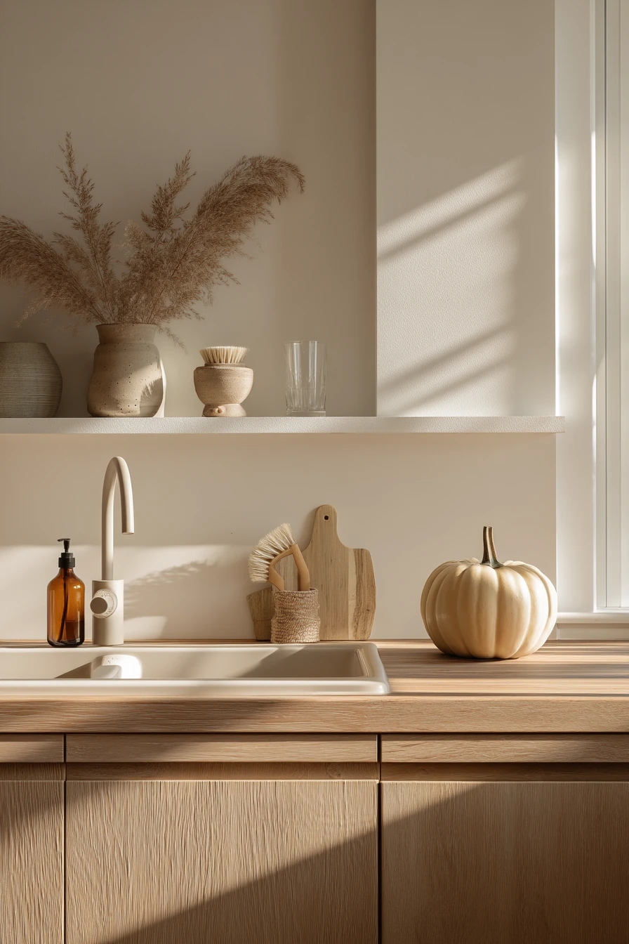 kitchen fall decor ideas 36