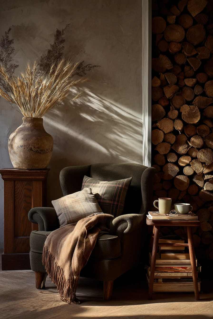 living room fall decor 11