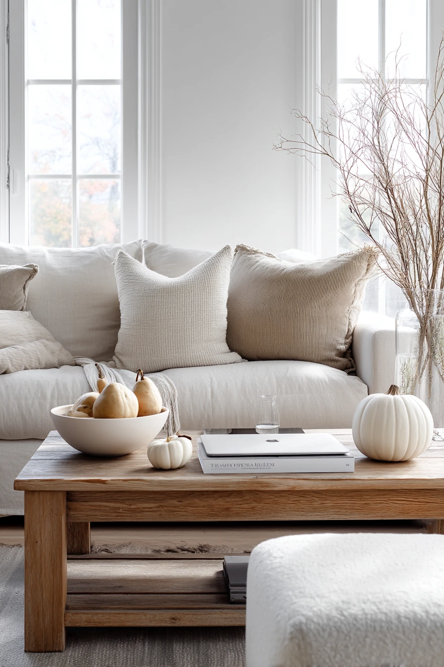 living room fall decor 14