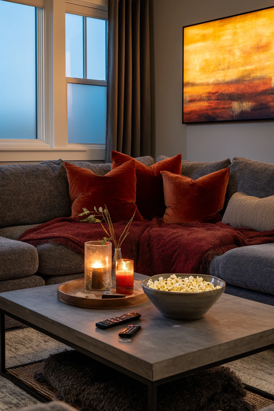 living room fall decor 24