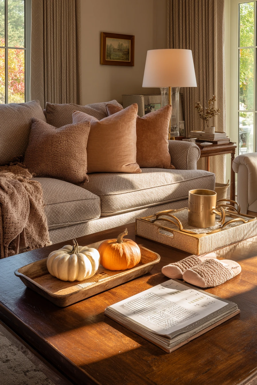 living room fall decor 29