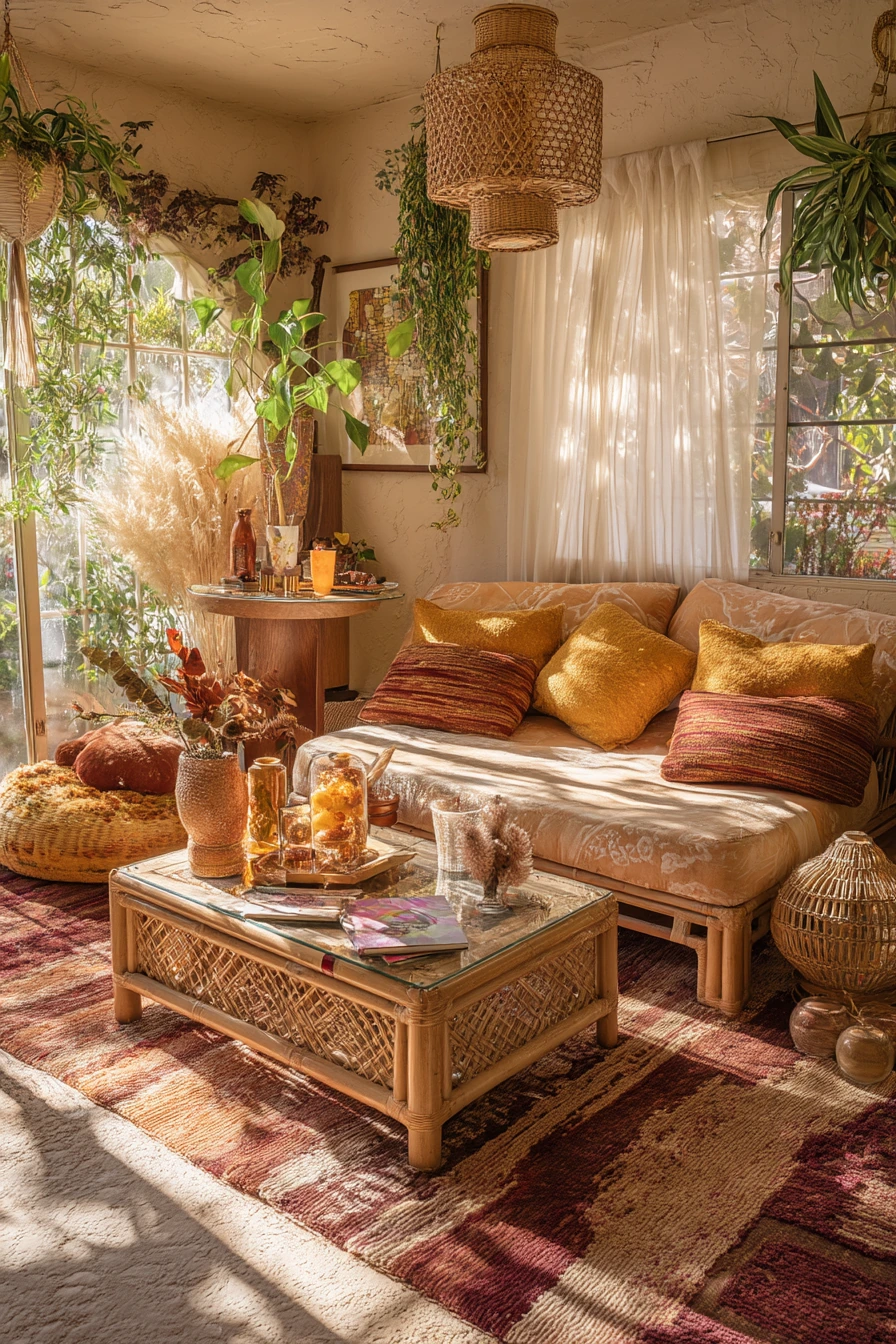 living room fall decor 33