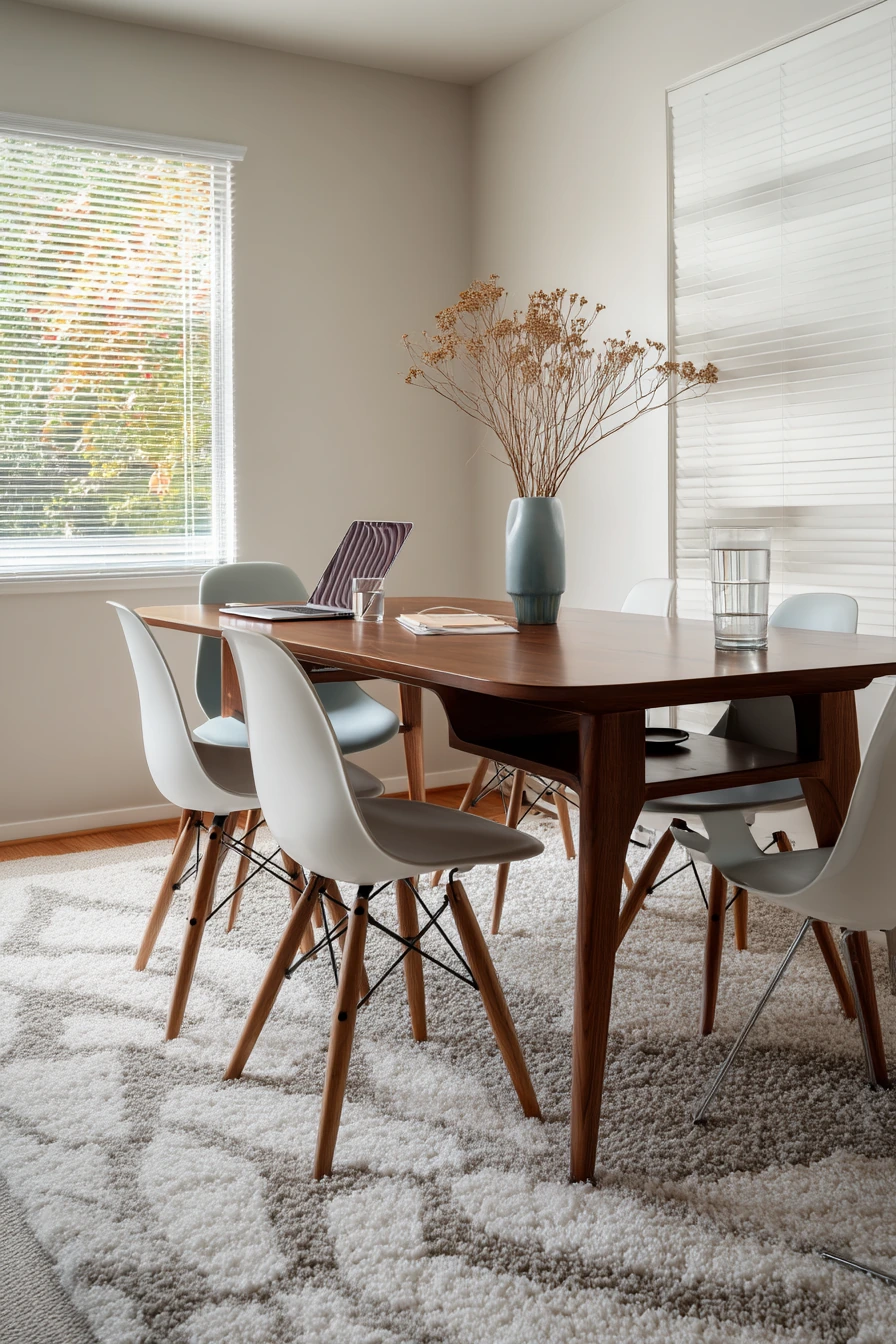 mid century modern dining room ideas 21