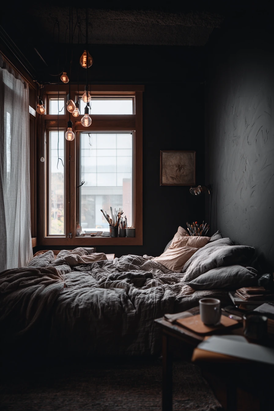 moody bedroom ideas 34