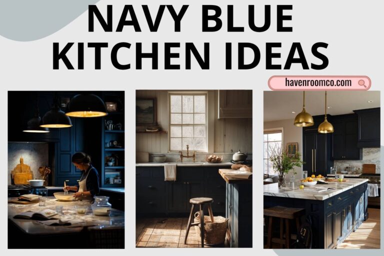 navy blue kitchen ideas