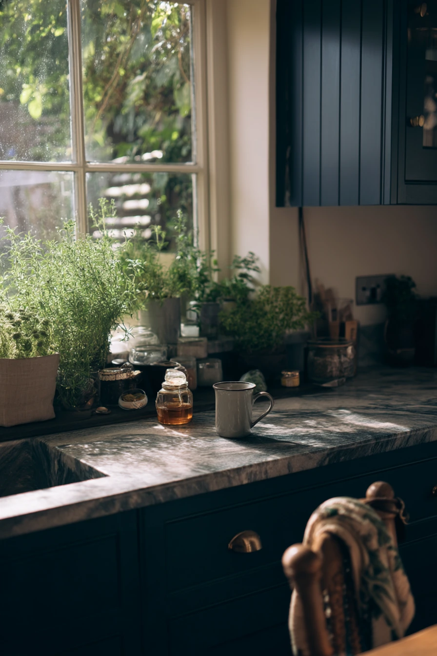 navy blue kitchen ideas 39