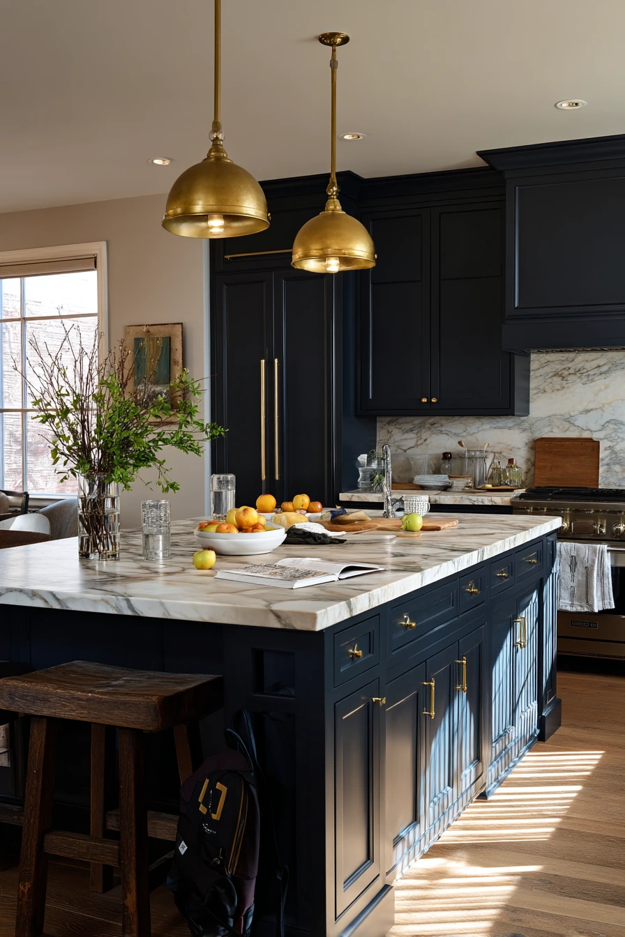navy blue kitchen ideas 5