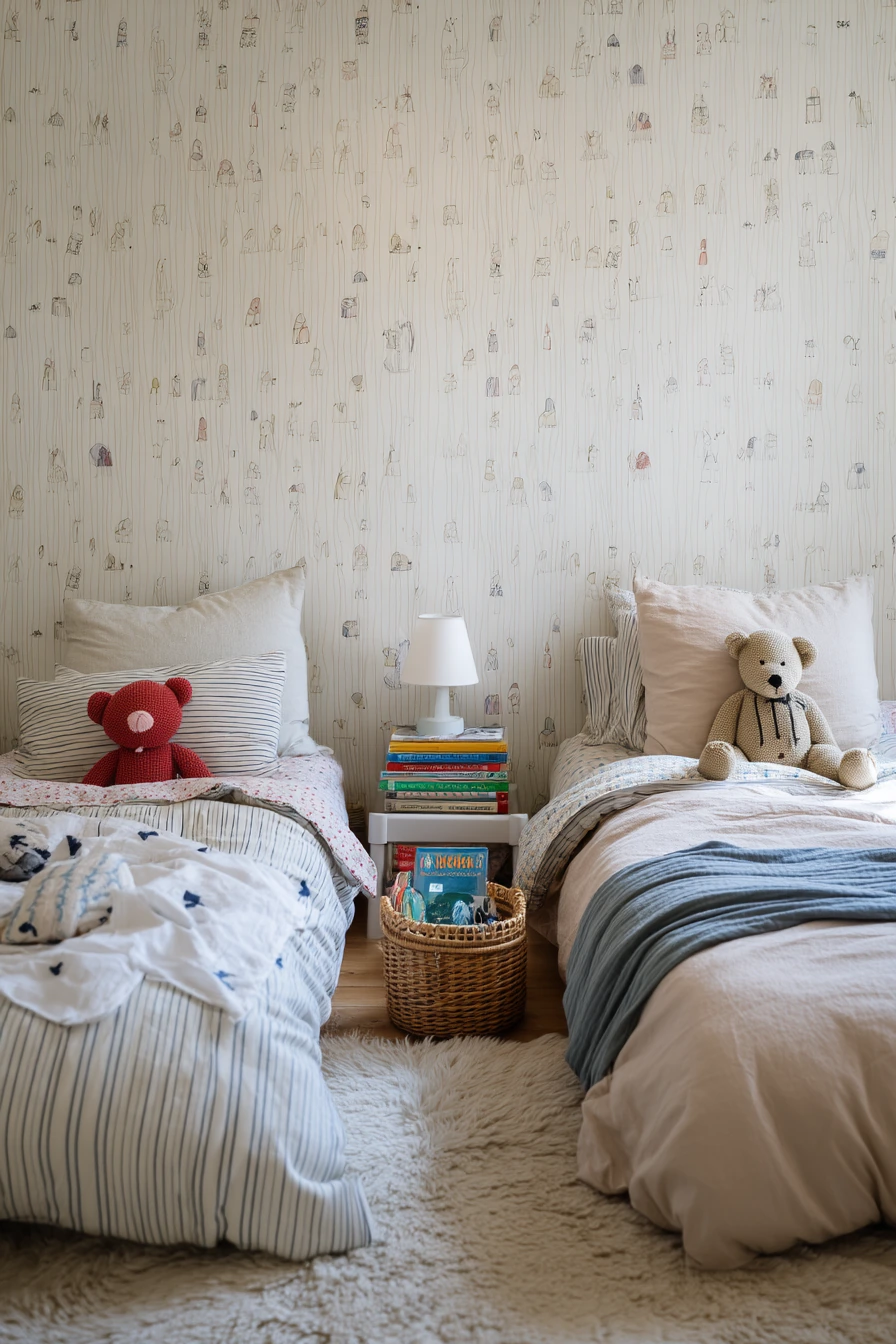 patterned bedroom ideas 20