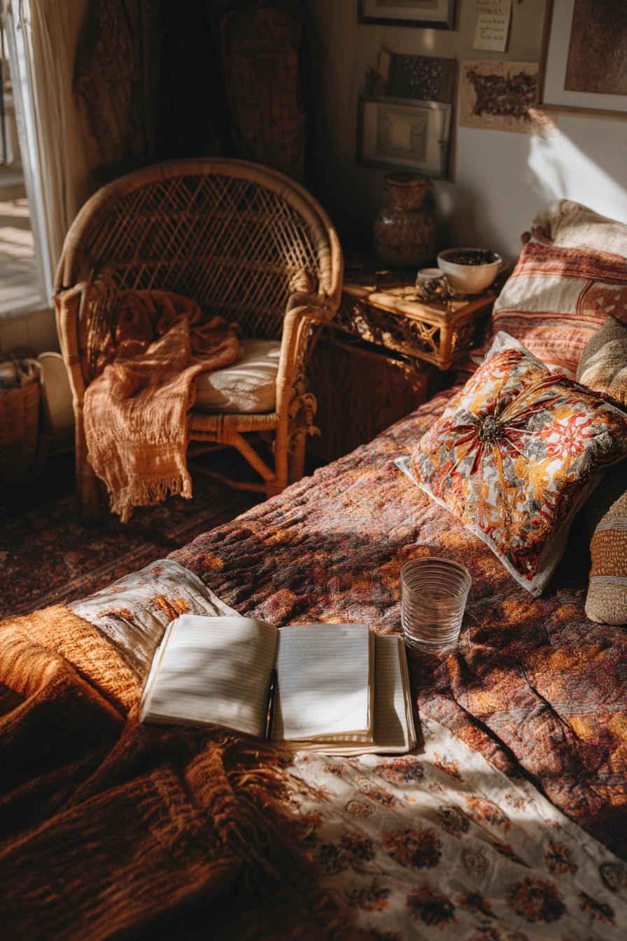patterned bedroom ideas 26