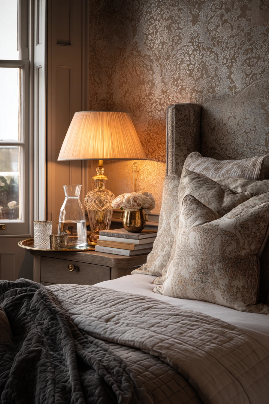 patterned bedroom ideas 37